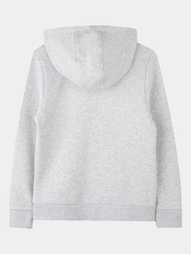 Sweat à capuche logo gris enfant - Boss