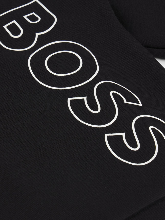 Sweat logo vertical noir enfant - Boss