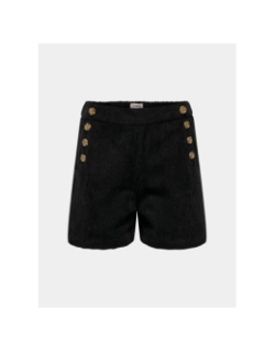 Short côtelé kogmadi noir fille - Only