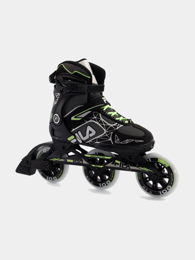 Rollers legacy pro 100 noir gris et vert femme - Fila