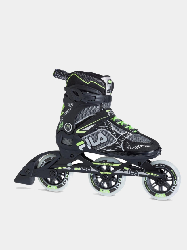 Rollers legacy pro 100 noir gris et vert femme - Fila