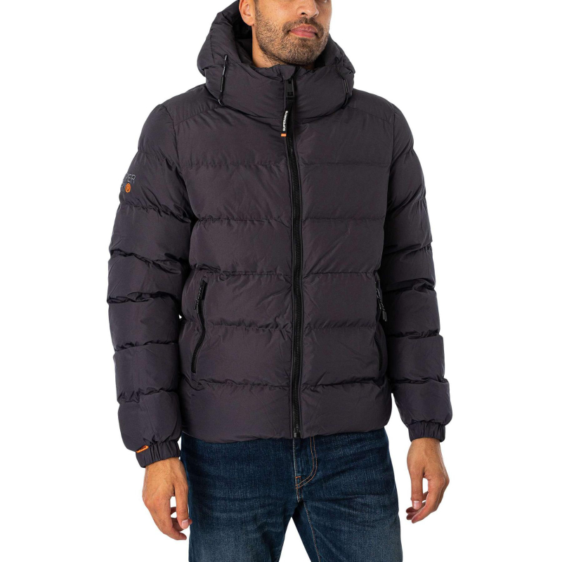 Doudoune polaire sports bleu marine homme - Superdry