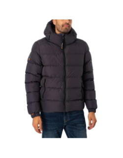 Doudoune polaire sports bleu marine homme - Superdry