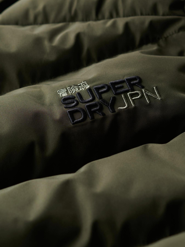 Doudoune à capuche sports kaki homme - Superdry