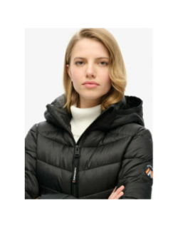 Doudoune polaire fuji noir femme - Superdry