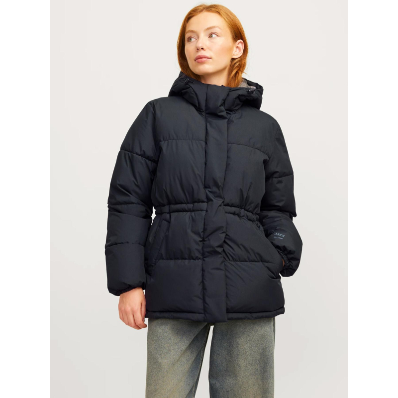 Doudoune à capuche world puffer noir femme - Jjxx