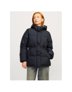 Doudoune à capuche world puffer noir femme - Jjxx