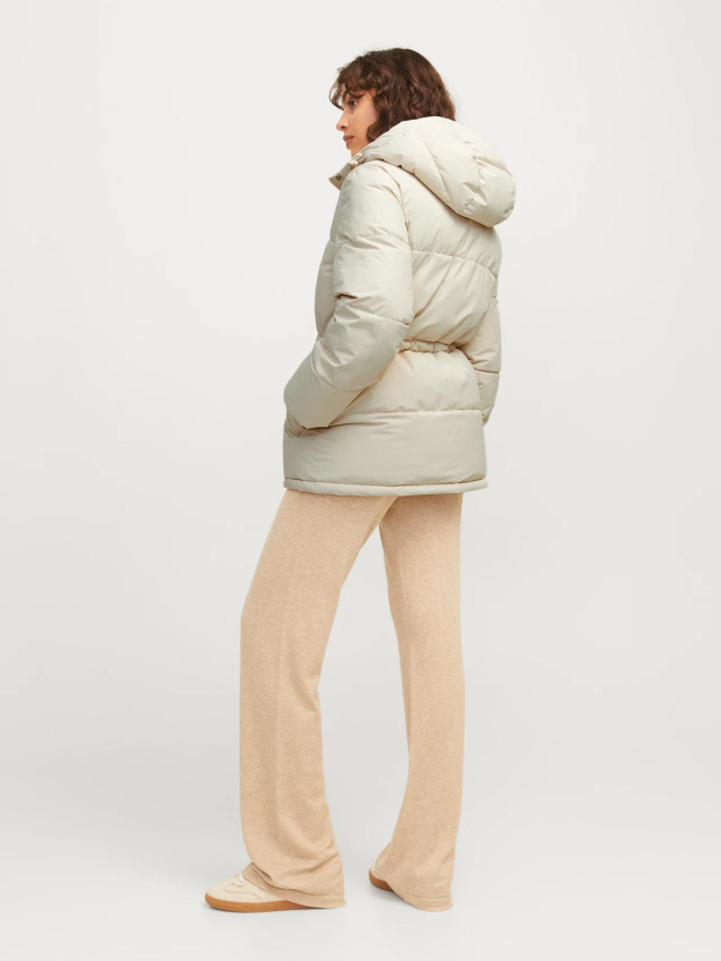 Doudoune world puffer beige femme - Jjxx