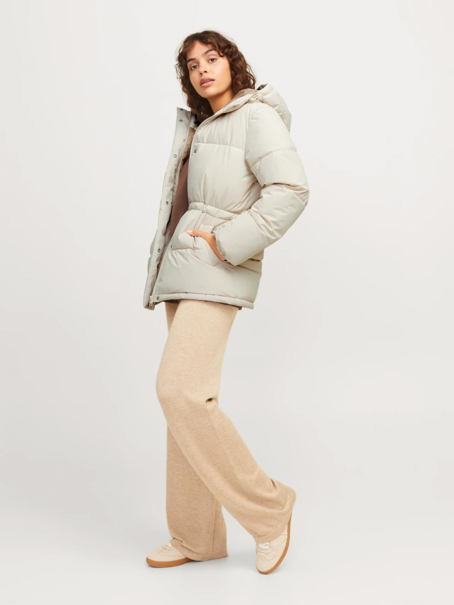 Doudoune world puffer beige femme - Jjxx