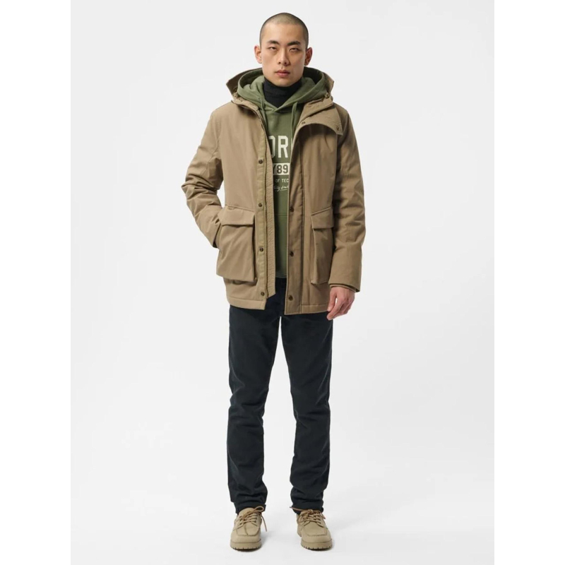 Blouson parka donald marron homme - Teddy Smith