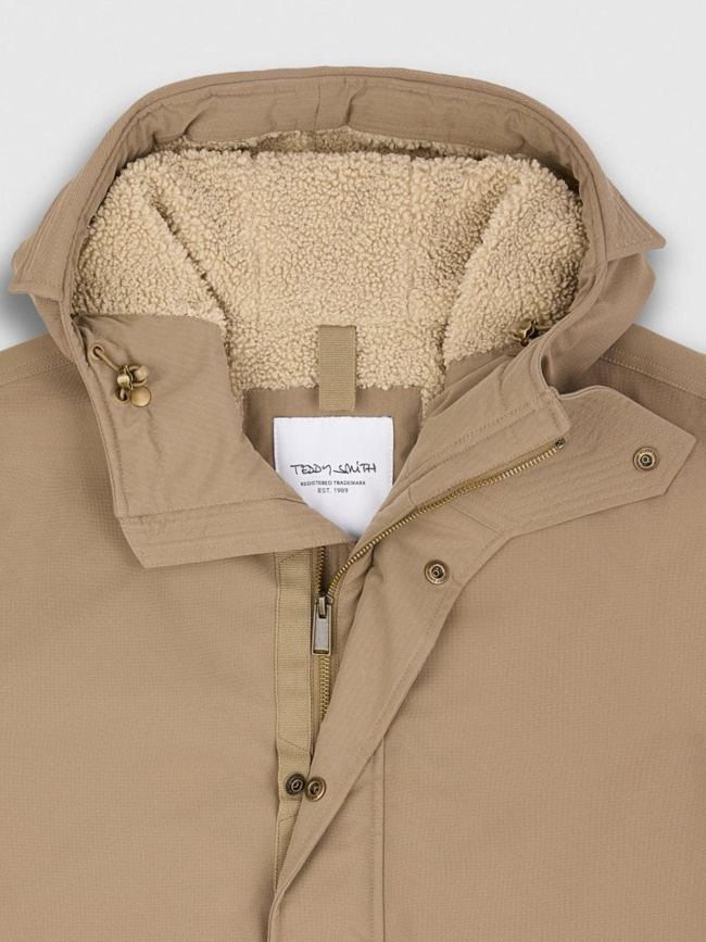 Blouson parka donald marron homme - Teddy Smith