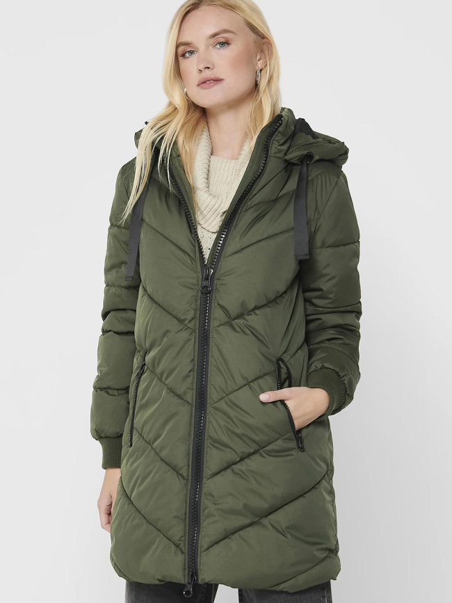 Parka longue skylar vert femme - JDY