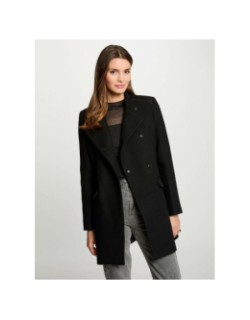 Manteau goumi noir femme - Morgan