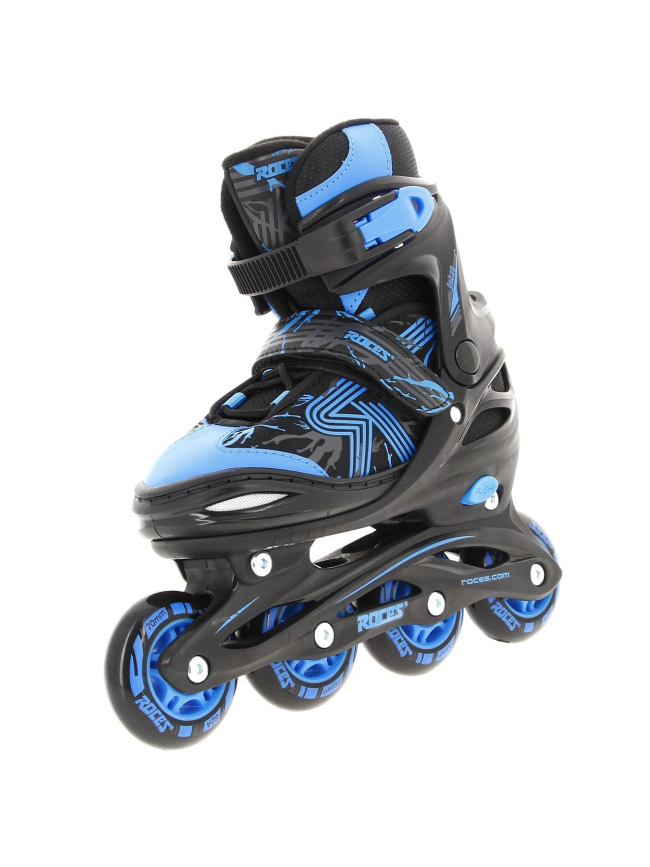 Rollers jockey 3.0 jr noir et bleu - Roces