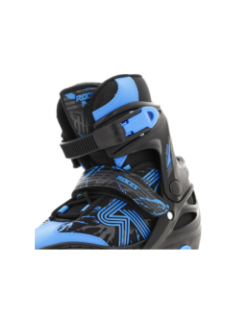 Rollers jockey 3.0 jr noir et bleu - Roces