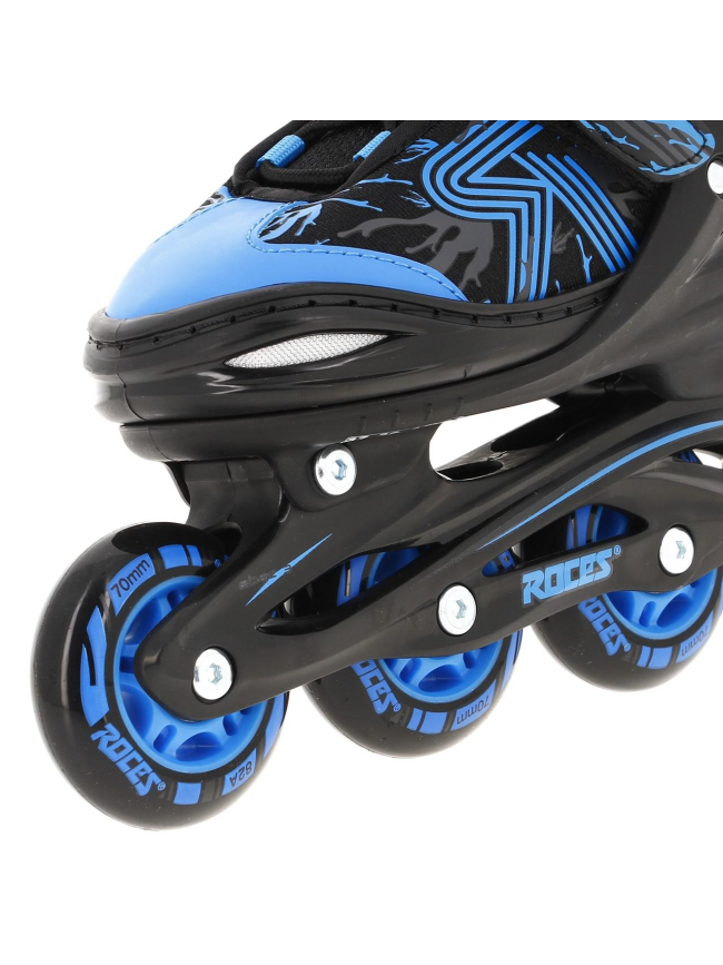 Rollers jockey 3.0 jr noir et bleu - Roces