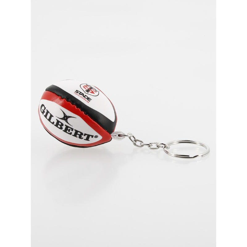 Porte-clés ballon de rugby stade toulousain blanc - Gilbert