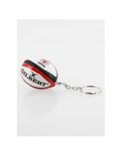 Porte-clés ballon de rugby stade toulousain blanc - Gilbert