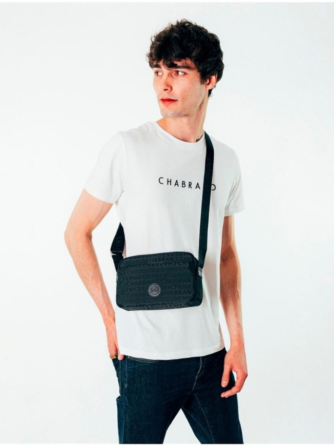 Mini sacoche reporter prado noir homme - Chabrand