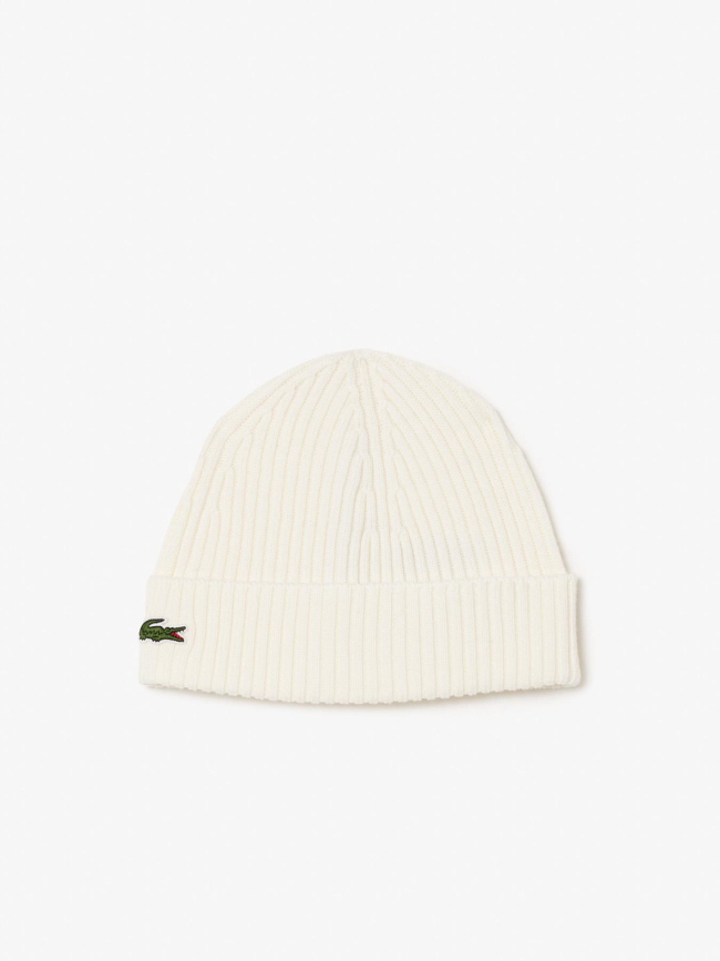 Bonnet en laine blanc adulte - Lacoste