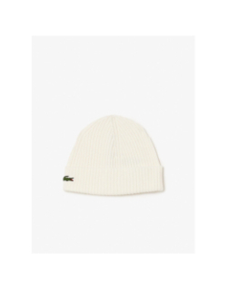 Bonnet en laine blanc adulte - Lacoste