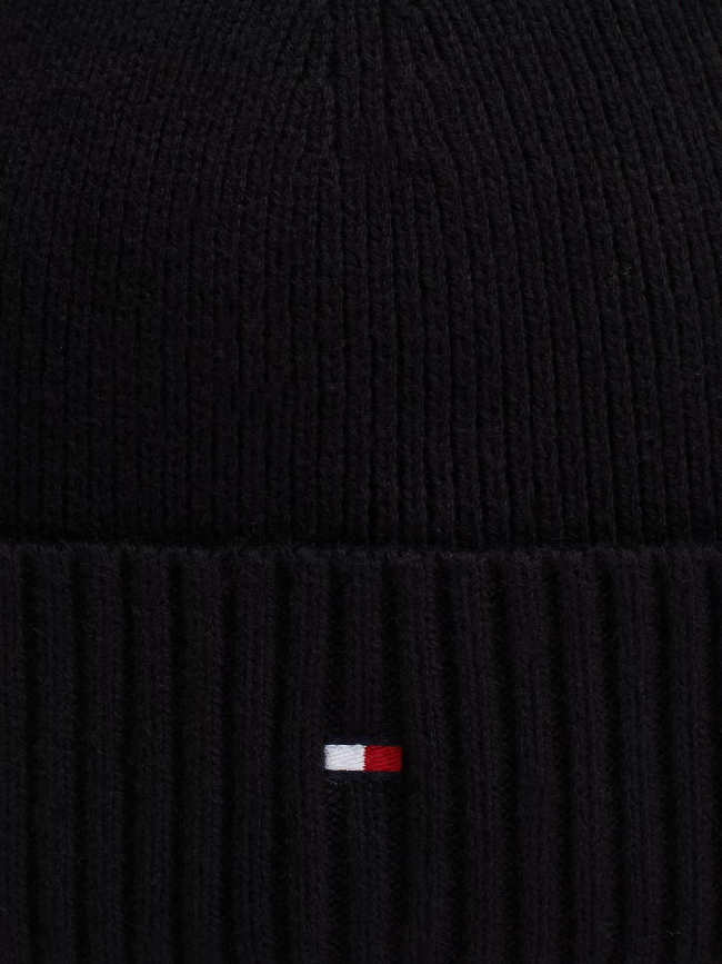 Bonnet flag pima noir homme - Tommy Hilfiger