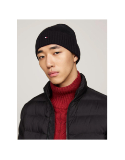 Bonnet flag pima noir homme - Tommy Hilfiger