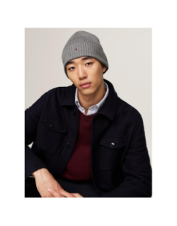 Bonnet flag pima gris homme - Tommy Hilfiger