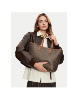 Sac cabas monoplay marron femme - Tommy Hilfiger