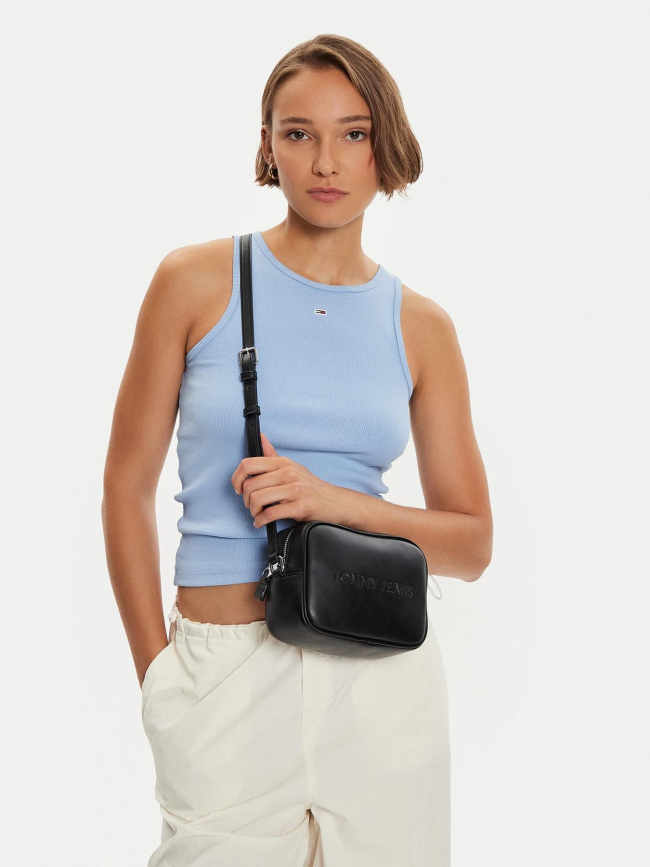 Petit sac bandoulière essential à logo noir femme - Tommy Jeans