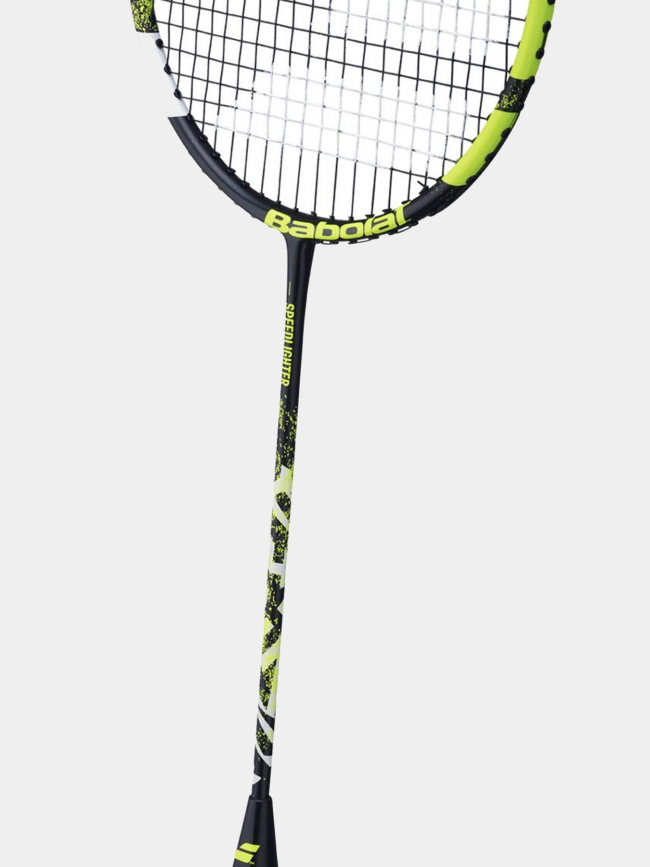 Raquette de badminton speedlighter fluo et noir - Babolat