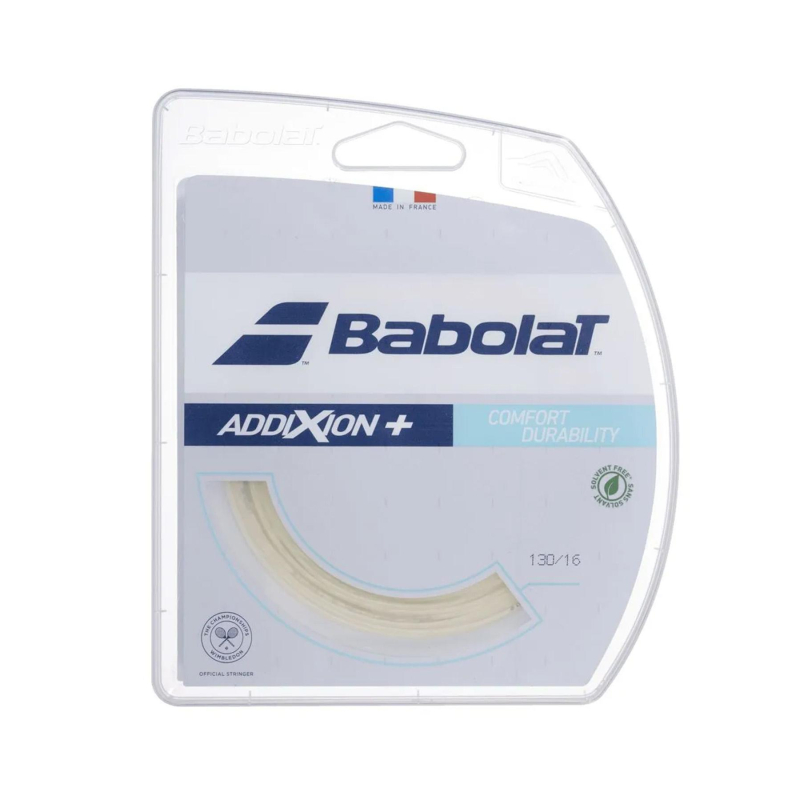 Cordage de tennis addixion + 12m blanc - Babolat