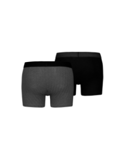 Pack de 2 boxers herringbone noir et gris homme - Levi’s