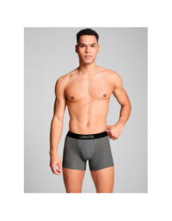 Pack de 2 boxers herringbone noir et gris homme - Levi’s