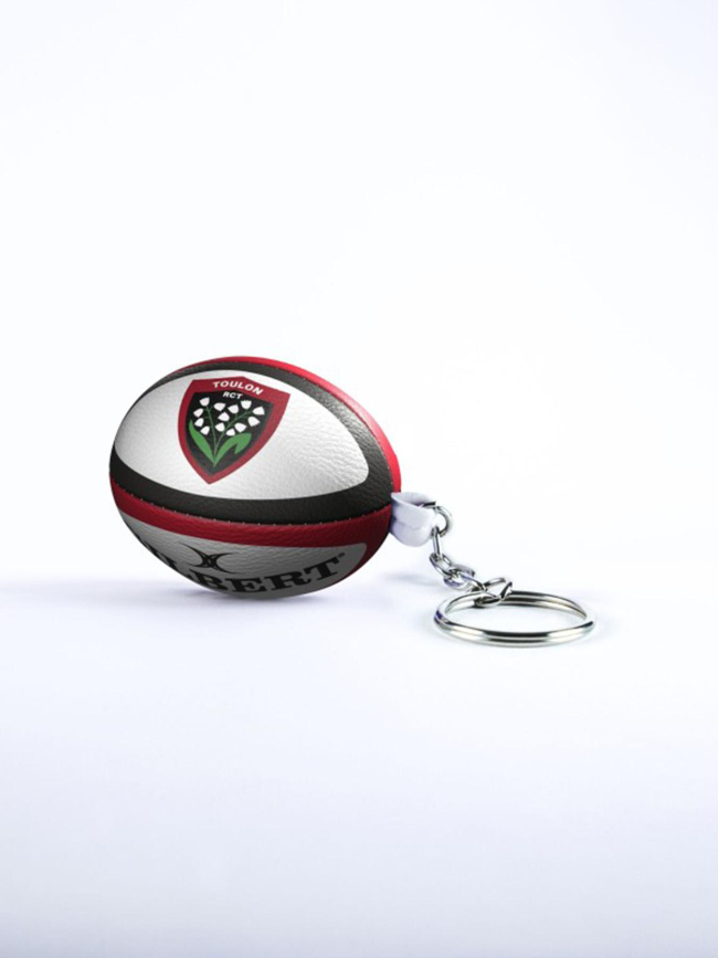 Porte-clés ballon de rugby rct blanc - Gilbert