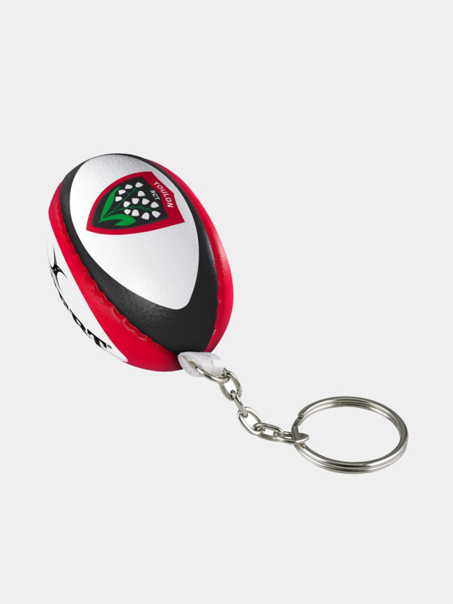 Porte-clés ballon de rugby rct blanc - Gilbert