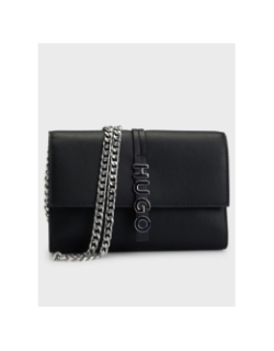 Sac bandoulière mel clutch chain noir femme - Hugo