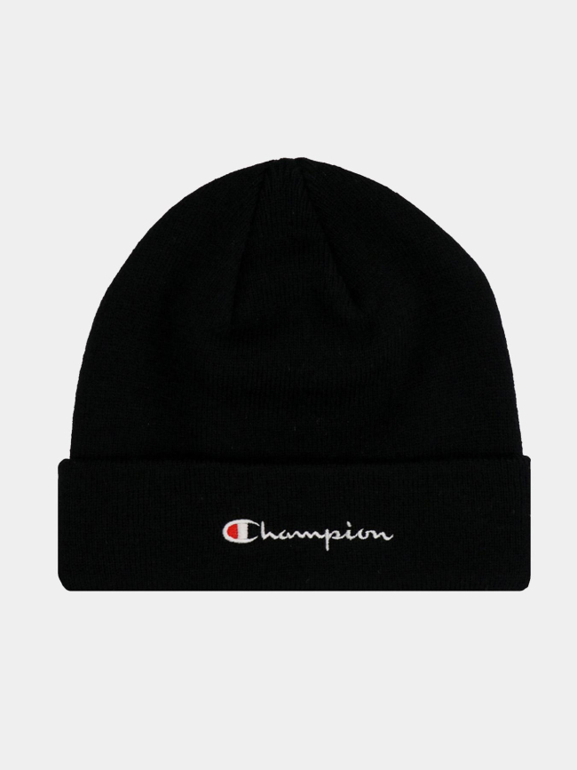 Bonnet logo brodé noir - Champion