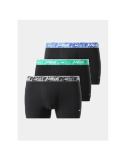 Pack 3 boxers everyday cotton stretch noir bleu vert homme - Nike