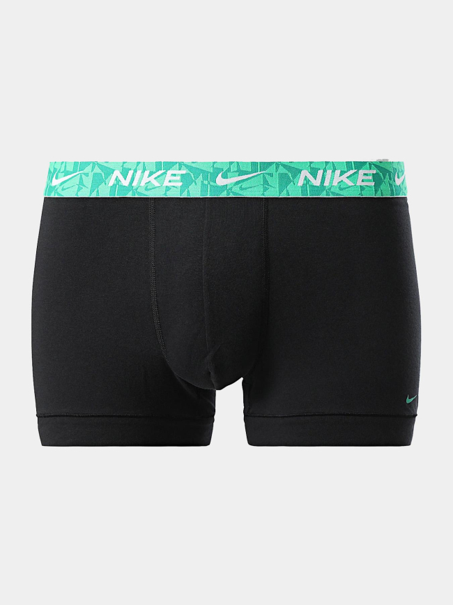 Pack 3 boxers everyday cotton stretch noir bleu vert homme - Nike