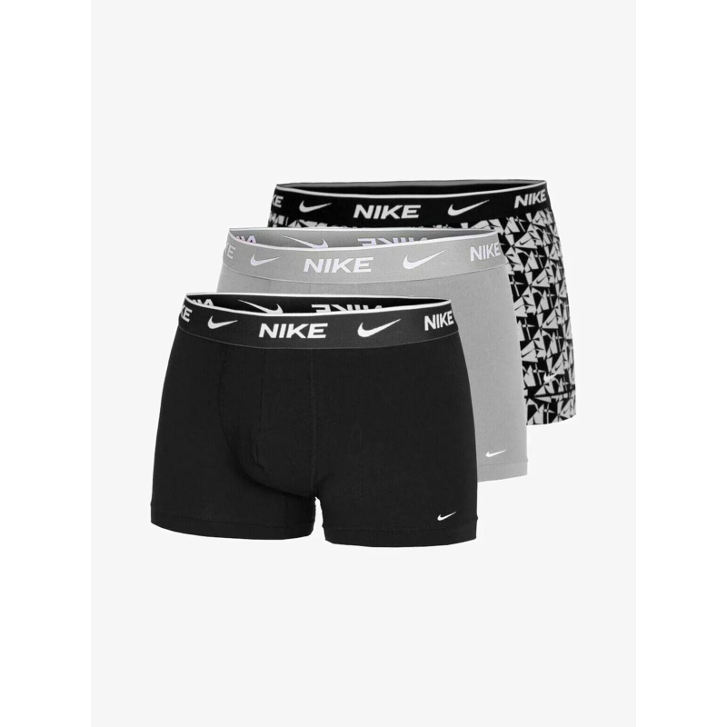 Pack de 3 boxers everyday cotton stretch noir gris homme - Nike