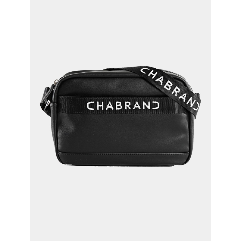 Sacoche reporter sigle noir homme - Chabrand