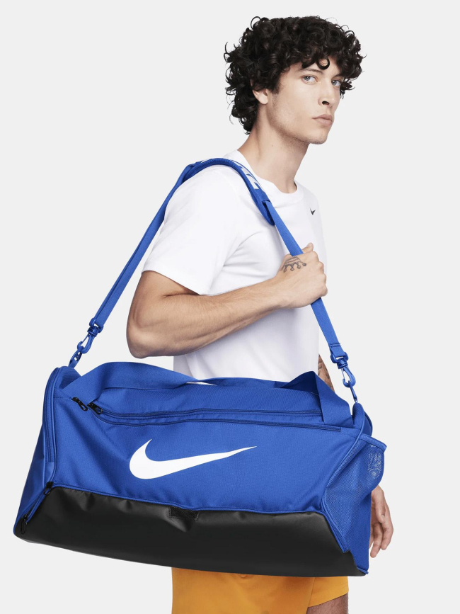 Sac de sport brasilia duff 9.5 60 l bleu - Nike