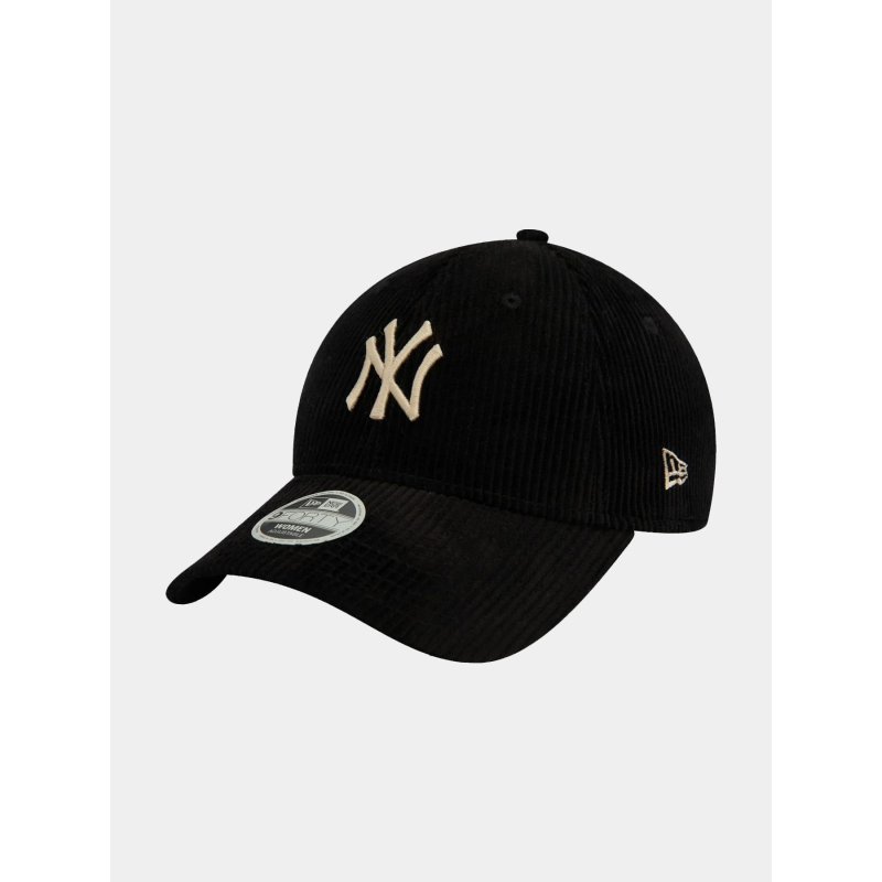 Casquette 9forty velours cord noir femme - New Era