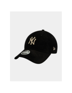 Casquette 9forty velours cord noir femme - New Era