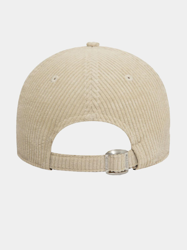 Casquette 9forty velours cord beige femme - New Era