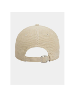 Casquette 9forty velours cord beige femme - New Era