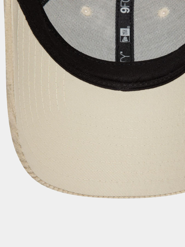 Casquette 9forty velours cord beige femme - New Era