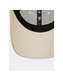 Casquette 9forty velours cord beige femme - New Era