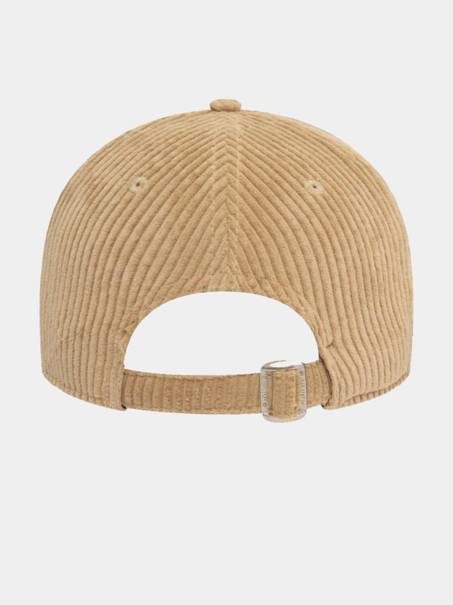 Casquette 9forty velours cord beige taupe femme - New Era